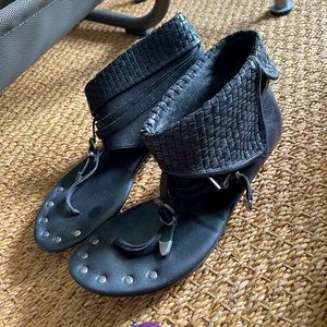 Dolce Vita gladiator booties.